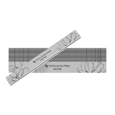 Mineral Nail File STALEKS PRO EXPERT 20 Straight 100/180 Grit (Set of 25 pcs)