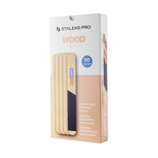 Disposable Wooden Straight Base File STALEKS PRO EXPERT 20 papmAm 50 pcs