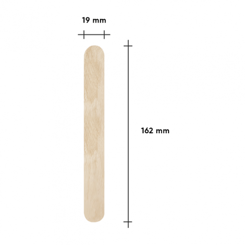 Disposable Wooden Straight Base File STALEKS PRO EXPERT 20 papmAm 50 pcs
