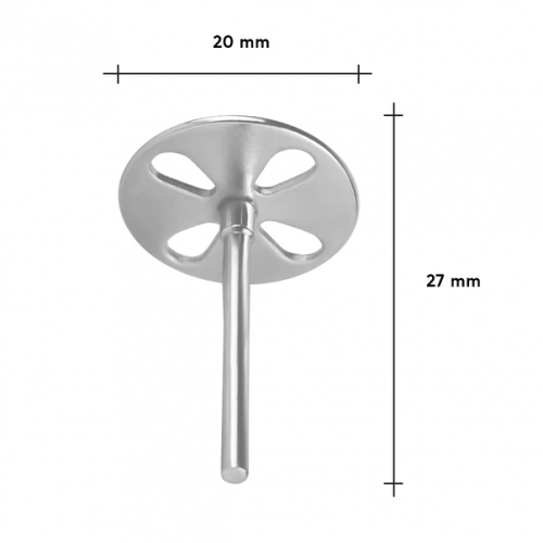 Pedicure Base Disc STALEKS PRO EXPERT PODODISC M with 180 grit Replacement Files 20 mm (5 pcs)