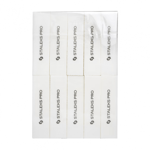 Manicure Buffers 150 grit Staleks Pro EXPERT 51 Rectangular 10 pcs (disposable)