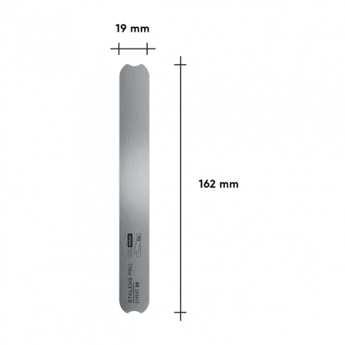 Metal Straight Base File STALEKS PRO EXPERT 20