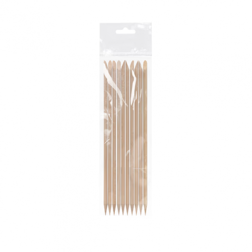 Orange Wood Sticks 15 cm STALEKS PRO EXPERT 10 pcs