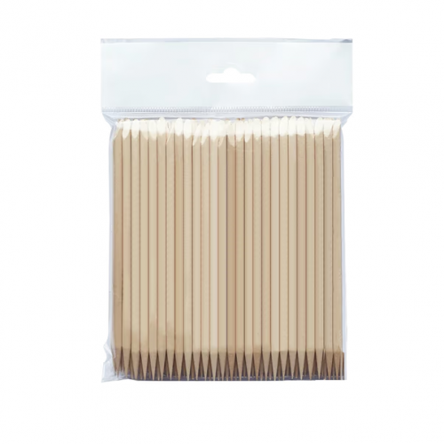 Orange Wood Sticks 15 cm STALEKS PRO EXPERT 100 pcs
