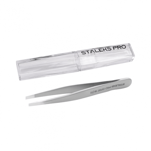 Eyebrow Tweezers STALEKS PRO EXPERT 10 TYPE 2 (narrow straight)