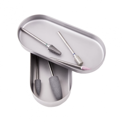 Burr Tray with Lid STALEKS PRO EXPERT 20 TYPE 1 (90x40x15 mm)