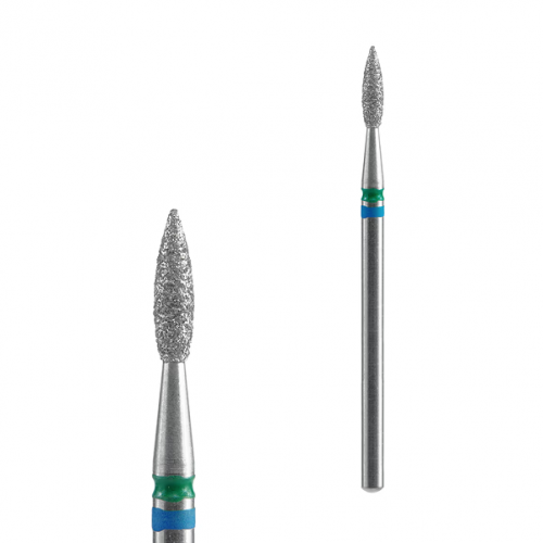 Sharp Flame Diamond Drill Bit STALEKS PRO DUO EXPERT 2.1 x 8 mm – Blue/Green