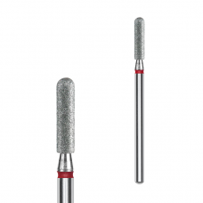 Rounded Cylinder Diamond Drill Bit STALEKS PRO EXPERT 2.5 x 10 mm – Red