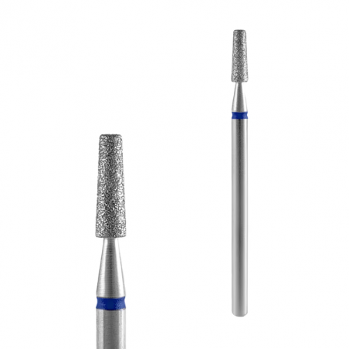 Алмазная фреза усеченный конус STALEKS PRO Expert Blue 2,5 х 8 мм синяя