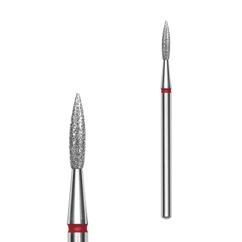 Sharp Flame Diamond Drill Bit STALEKS PRO EXPERT 2.3 x 8 mm – Red