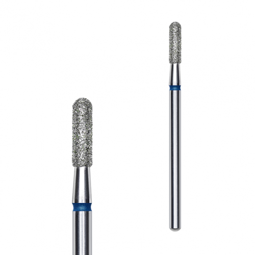 Rounded Cylinder Diamond Drill Bit STALEKS PRO EXPERT 2.3 x 8 mm – Blue