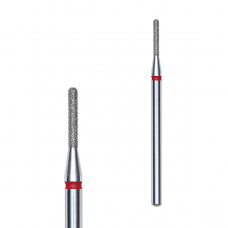 Диамантена фреза Заоблен цилиндър STALEKS PRO EXPERT 1,4 х 8 мм – Червена