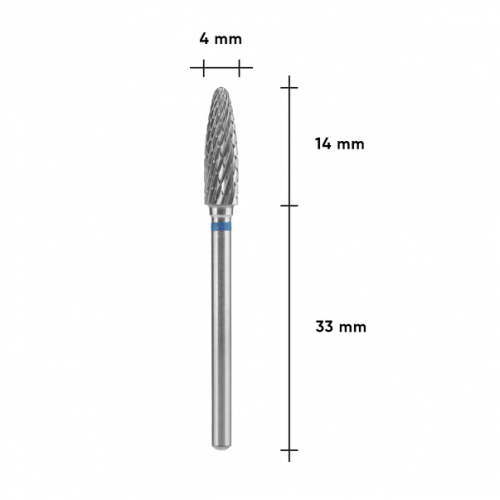 Carbide Drill Bit "Corn" STALEKS PRO EXPERT 4 x 14 mm – Blue