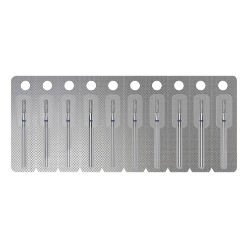 Rounded Cylinder Diamond Drill Bit STALEKS PRO EXPERT 2.3 x 8 mm – Blue