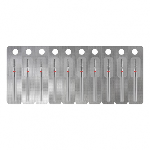 Truncated Cone Diamond Drill Bit STALEKS PRO EXPERT 2.5 x 8 mm – Red