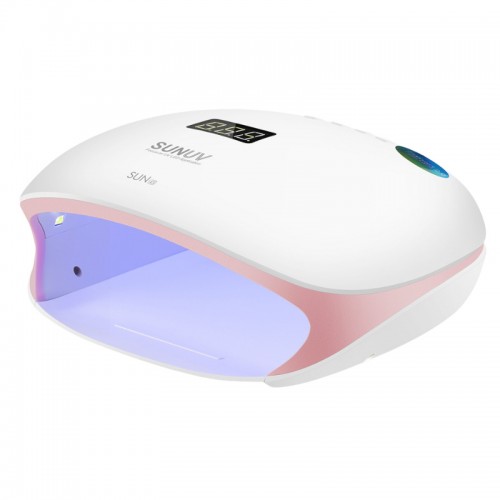 Manicure Lamp SUN 48W, White with pink insert