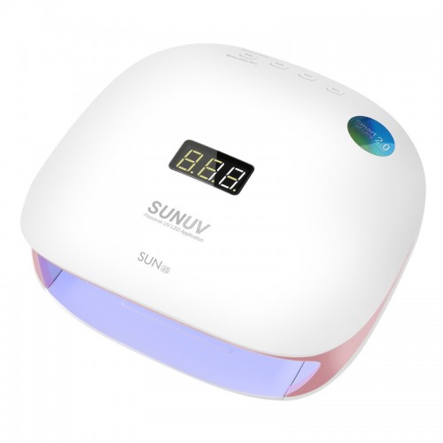 Manicure Lamp SUN 48W, White with pink insert