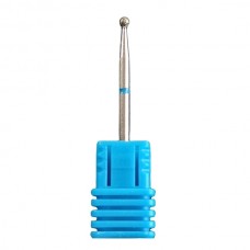  Diamond “ball” end mill, blue, diameter 2.3 mm – 001 023B 